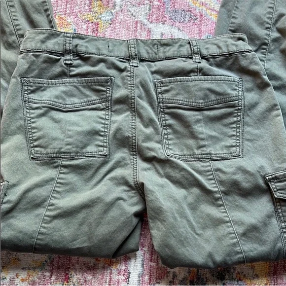 Anthropologie Daughters of the Liberation Cargo Pants Olive Green Women’s 28 - Picture 4 of 9